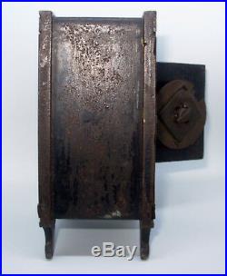 Antique Junior Safe Deposit Coin Still Combination Bank Cast Iron 1900's works