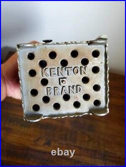 Antique Kenton BANK OF INDUSTRY Cast Iron Still Bank Combination Safe 5 1/2