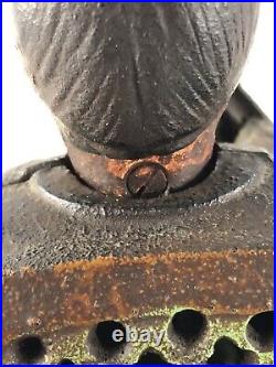 Antique Man Sitting In A Chair Mechanical Bank