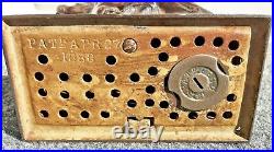 Antique Mechanical Cast Iron Bank 1880-90 Bulldog J&E Stevens