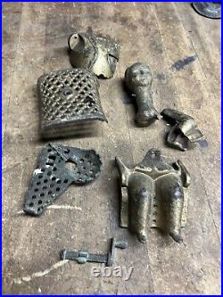 Antique Old Cast Iron Mechanical Novelty Coin Tammany Bank Stevens Toy Parts USA