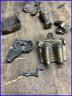 Antique Old Cast Iron Mechanical Novelty Coin Tammany Bank Stevens Toy Parts USA