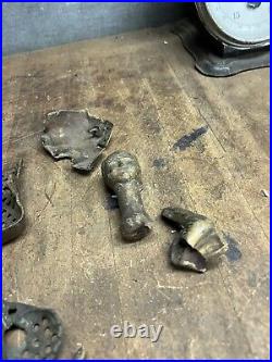 Antique Old Cast Iron Mechanical Novelty Coin Tammany Bank Stevens Toy Parts USA