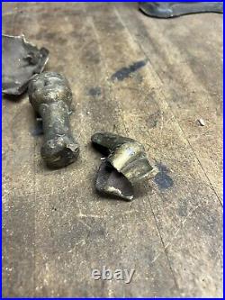 Antique Old Cast Iron Mechanical Novelty Coin Tammany Bank Stevens Toy Parts USA