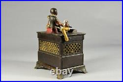 Antique Organ Grinder Cast Iron Mechanical Bank Pat. May 31, 1881 Kyser & Rex