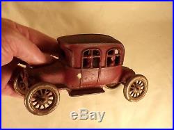 Antique Original Cast Iron Car Automobile Bank, Arcade Hubley Stevens Kenton