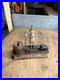 Antique_Original_Cast_Iron_Mechanical_Novelty_Coin_Bank_Toy_Trick_Dog_Clown_USA_01_ftsh
