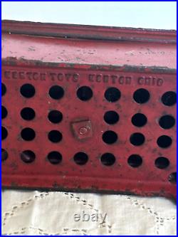 Antique Radio Bank Vintage Red Kenton Toys, Kenton, Ohio