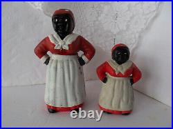 Antique Set of 2 cast iron banks from the early 1900s