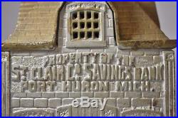 Antique St. Clair Co. Cast Iron Savings Bank Port Huron MI Circa 1800's