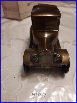 Antique Still Bank 1926 Ford Car, United Savings Assn. Of Cleveland in Orig. Box