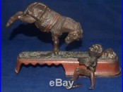 Antique Victorian Cast Iron Mechanical Toy Bank Racist I Always DID Spise A Mule