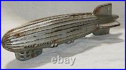 Antique Vintage Cast Iron (CI) Still Bank Graf Zeppelin