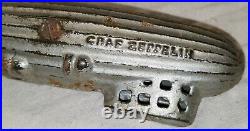 Antique Vintage Cast Iron (CI) Still Bank Graf Zeppelin