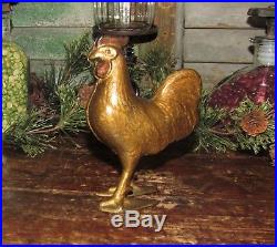 Antique Vtg A C Williams Dime Store Cast Iron ROOSTER Chicken Still Penny Bank