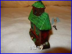 Antique Zoo Mechanical Bank Painted Cast Iron Charmer by Kyser & Rex W / Key