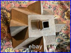 Antique bank 11 high iron heavy very rare / Detroit bank