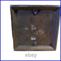 Antique c1882 Cast Iron SafeBank Egyptian Arabian Safe Kyser & Rex