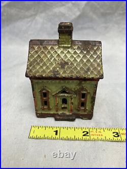 Antique ca. 1883-1903 J. E. Stevens/Grey Iron Casting Cast Iron Still bank