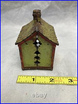 Antique ca. 1883-1903 J. E. Stevens/Grey Iron Casting Cast Iron Still bank