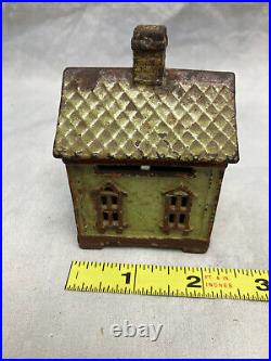 Antique ca. 1883-1903 J. E. Stevens/Grey Iron Casting Cast Iron Still bank