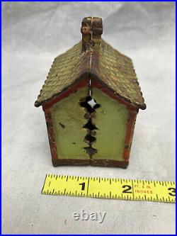 Antique ca. 1883-1903 J. E. Stevens/Grey Iron Casting Cast Iron Still bank