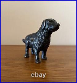 Antique cast iron arcade Newfoundland dog bank