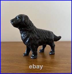 Antique cast iron arcade Newfoundland dog bank