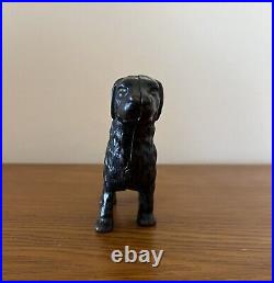 Antique cast iron arcade Newfoundland dog bank