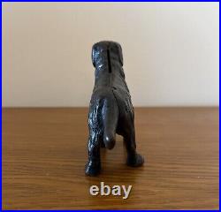 Antique cast iron arcade Newfoundland dog bank