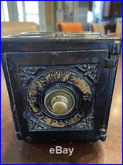 Antique/vintage Cast Iron Henry C. Hart-safe Deposit Bank