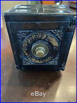Antique/vintage Cast Iron Henry C. Hart-safe Deposit Bank