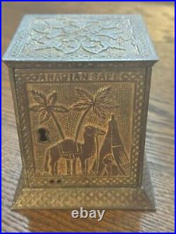 Arabian Safe cast iron bank 1882