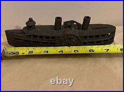 Arcade Cast Iron Paddle Wheel Boat Bank ar-56