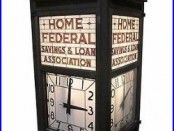 Architectural Salvage Exterior Four Sided Bank Clock