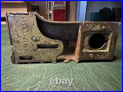 Artillery Bank 1892 J. & E. Stevens Shepard Hardware Cast Iron broke antique