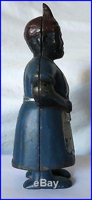 Aunt Jemima (mammy With Spoon) Vintage Cast Iron Bank, Ac Williams