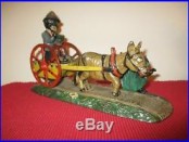 BAD ACCIDENT Mechanical Bank Cast Iron Antique c1897 Toy