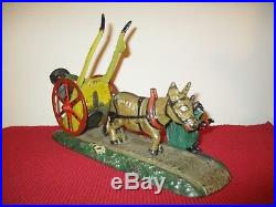 BAD ACCIDENT Mechanical Bank Cast Iron Antique c1897 Toy