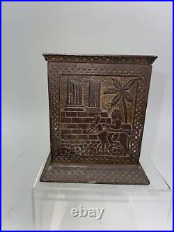 Bank Antique Cast Iron Still Arabian Safe Kyser & Rex 1882 Original Superb