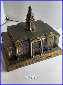 Banthrico RUTHERFORD COUNTY COURTHOUSE Tennessee 1975 Cast Metal Bank With Key