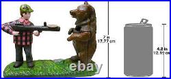 Bear Hunt Collectors' Die Cast Iron Mechanical Coin Bank