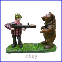 Bear Hunt Collectors' Die Cast Iron Mechanical Coin Bank