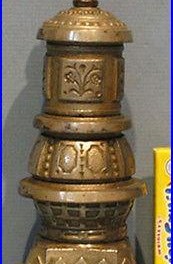 Big Price Cut! Parlor Stove Authentic & Old Cast Iron Bank, Beautiful Bk804