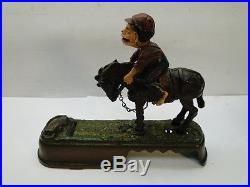 Book Of Knowledge Bank Mechanical Always Did'spise A Mule Boy Cast Iron Vintage