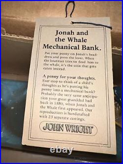 Book Of Knowledge Jonah & the Whale Cast Iron Mechanical Penny Bank