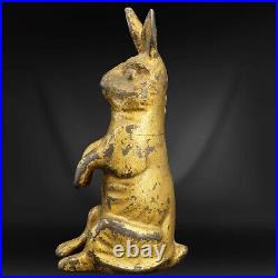 Bunny Rabbit Cast Iron Bank A C Williams Circa 1910