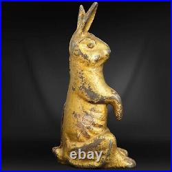 Bunny Rabbit Cast Iron Bank A C Williams Circa 1910