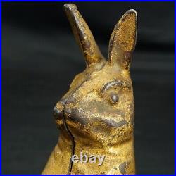 Bunny Rabbit Cast Iron Bank A C Williams Circa 1910