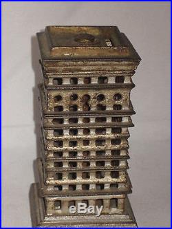 C1910-20 High Rise Bank Building Cast Iron Bank Kenton Rated B Moore #1220